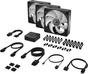 Wentylator Corsair iCUE LINK RX120 MAX RGB 3-pack + Hub (CO-9051034-WW) 3