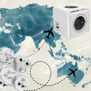 Listwa zasilająca CubeNest PowerCube Rewirable Usb A+c Pd 20 W Podróżne terminale szare (PC620GY) 6