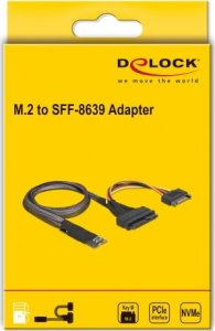 Delock DELOCK  ADAPTER M.2 KEY M DO U.2 SFF-8639 NVME Z KABLEM 50 CM  () 4