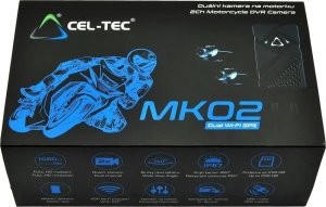 Kamera Motocyklowa Cel Tec Mk02 Dual Czarna 14