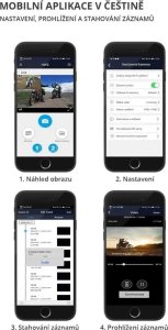 Kamera Motocyklowa Cel Tec Mk02 Dual Czarna 10