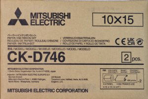 MITSUBISHI ELECTRIC MITSUBISHI CK-D 746 10X15 CM 2X 400 PRINTS (235804) 4