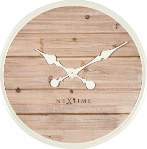 Nextime Zegar Plank 50 Cm Naturalny 3134Wi 1