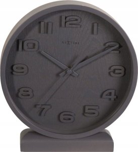 NeXtime Wood Wood Small 22,5 cm, szary 5192 GS 1