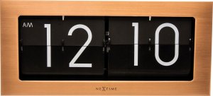 Nextime Zegar Stojący Big Flip Miedziany 5198Co 2