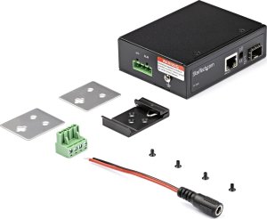 StarTech IMC1GSFP .com konwerter sieciowy 1000 Mbit/s Multifunkcyjny, Pojedynczy Czarny 5