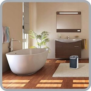 Wentylator Rowenta Mini Excel Aqua SO9281 fan heater (grey/Kolor: BIAŁY) 11