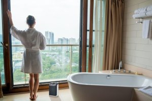 Wentylator Rowenta Mini Excel Aqua SO9281 fan heater (grey/Kolor: BIAŁY) 8