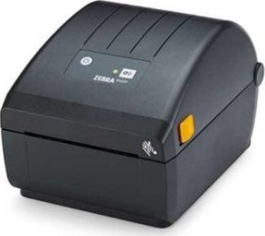 zebra Thermal Transfer Printer (74/300M) ZD230; Standard EZPL, 203 dpi, (wersja europejska) and UK Power Cords, USB, Ethernet, Dispenser (Peeler) 2