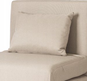 Fotel Rozkładany Do Spania Leżak Łóżko Sofa Jednoosobowa Beżowy MARRY 8