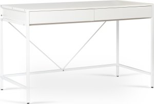 Biurko Toaletka Biała Z Szufladami Biurowe Prostokątne ALLY 8