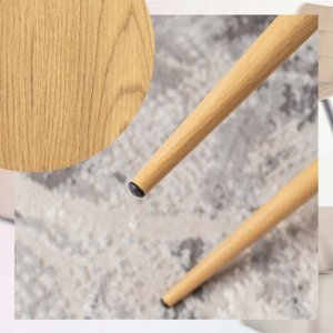 Krzesło Tapicerowane Skandynawskie TORINO Czarne Do Salonu Jadalni Kuchni 8