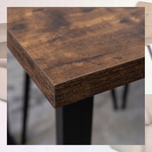 Stół Kuchenny Loft do Jadalni Salonu VETTEL Dąb Rustykalny Industrialny 5