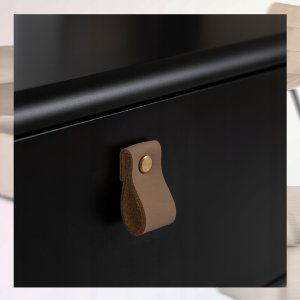 Ława 120 Stolik Kawowy z Szufladami ARES Czarny Skandynawski Do Salonu Loft 6