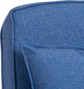 Fotel Rozkładany Do Spania Leżak Łóżko Sofa Jednoosobowa Niebieski Bart 12