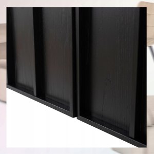 Komoda 120 z Szufladami Czarna ANASTAZJA Loft Nowoczesna Do Salonu Sypialni 7