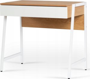 Biurko Małe Z Szufladami Loft Dla Dziecka Młodzieżowe Wąskie Dąb Białe MORI 9