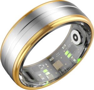 SmartRing Obrączka pierścionek złoto-srebrny R06 S11 ROZMIAR 11 (PL-25) 1
