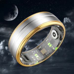 Smart Ring Rubicon R06 r. 11 Srebrno-złoty 2