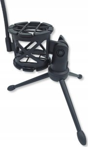 Studyjny Mikrofon do Komputera Gamingowy USB Statyw RGB EUROLOOK 2