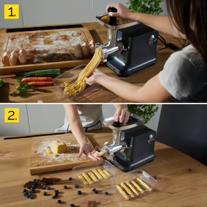 Maszynka do mielenia mięsa Yoer Elektryczna MASZYNKA do mielenia MIĘSA 6w1 + Szatkownica - Grindo MG01G 11