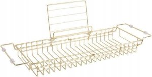 Półka na wannę CADDY, metalowa, 18 x 20 x 61 cm 2