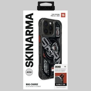 Skinarma etui Ekho iPhone 16 Pro 6.3"     Magnetic Charging czarny/black 7
