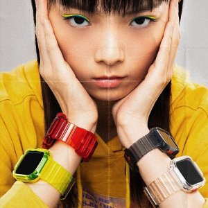 Skinarma pasek+etui Saido 2in1 Apple      Watch 45/44mm przezroczysty/clear 5