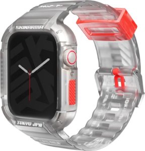 Skinarma pasek+etui Saido 2in1 Apple      Watch 45/44mm przezroczysty/clear 8