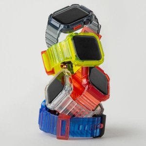 Skinarma pasek+etui Saido 2in1 Apple      Watch 45/44mm przezroczysty/clear 10