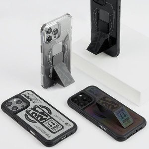 Skinarma etui Kira Kobai iPhone 16 Pro    Max 6.9" Magnetic Charging Grip Stand chrome 8