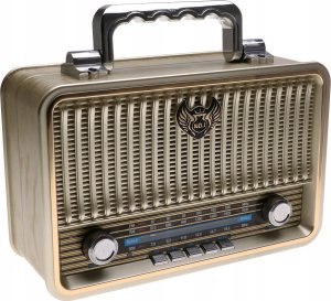 Radio RETRO Kuchenne Przenośne Głośnik TF MP3 USB BLUETOOTH Akumulator 800 1