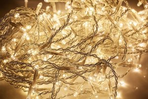 Kurtyna świetlna 5m (330LED), kolor ciepły biały, IP44 1