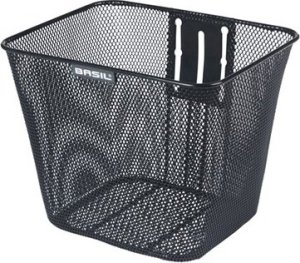 Basil Kosz na kierownicę BILBAO, Fixed ze wspornikime do mocowania na główce ramy 22-25,4mm , Stalowy, Czarny (NEW 2025) 2