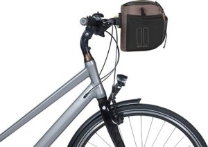 Torba na kierownicę BASIL MOVE HANDLEBAR BAG, KF z adapterem do mocowania, 7-8L, wodoodporna, Brown (NEW 2025) 5