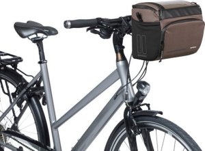 Torba na kierownicę BASIL MOVE HANDLEBAR BAG, KF z adapterem do mocowania, 7-8L, wodoodporna, Brown (NEW 2025) 6