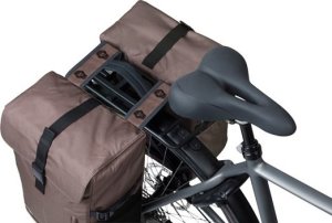 Basil Sakwy MOVE DOUBLE BICYCLE BAG, MIK z adapterem do mocowania, 30L, Brown 8