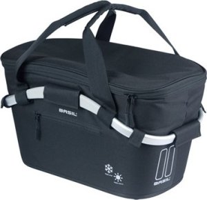 Basil Kosz na tylny bagażnik BASIL CLASSIC CARRY ALL ISO, MIK z adapterem do mocowania, 18L, Czarny (NEW 2025) 2