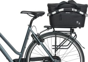 Basil Kosz na tylny bagażnik BASIL CLASSIC CARRY ALL ISO, MIK z adapterem do mocowania, 18L, Czarny (NEW 2025) 7