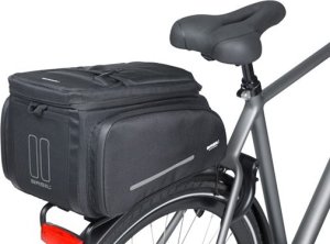 Torba na bagażnik BASIL MOV TRUNK BAG, MIK z adapterem do mocowania, 10-26L, Wodoodporna, Black (NEW 2025) 13