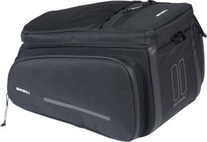 Torba na bagażnik BASIL MOV TRUNK BAG, MIK z adapterem do mocowania, 10-26L, Wodoodporna, Black (NEW 2025) 5