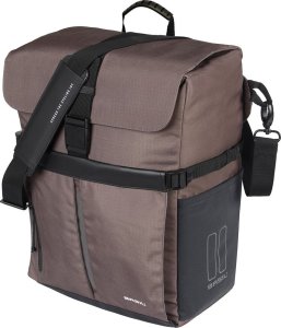 Torba BASIL MOVE COMMUTER BICYCLE BAG, MIK HOOKS, 15L, Wodoodporna, Brown (NEW 2025) 1