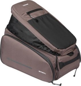 Basil Torba na bagażnik MOV TRUNK BAG, MIK z adapterem do mocowania, 10-26L, Wodoodporna, Brown (NEW 2025) 10