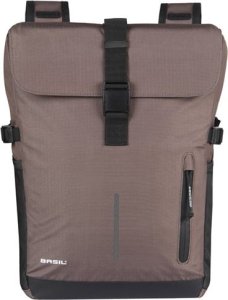 Sakwy BASIL MOVE DOUBLE BICYCLE BAG, UNIVERSAL BRIDGE, 30L, Wodoodporna, Brown (NEW 2025) 2