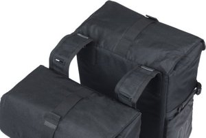 Basil Sakwy MOVE DOUBLE BICYCLE BAG, UNIVERSAL BRIDGE, 30L, Black 4