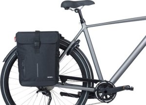 Basil Sakwy MOVE DOUBLE BICYCLE BAG, UNIVERSAL BRIDGE, 30L, Black 6