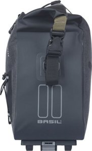 Torba na bagażnik BASIL NAVIGATOR STORM, MIK z adapterem do mocowania, 13L, Wodoodporna, Czarna (NEW 2025) 7