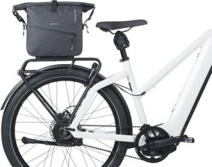 Torba na bagażnik BASIL NAVIGATOR STORM, MIK z adapterem do mocowania, 13L, Wodoodporna, Czarna (NEW 2025) 8