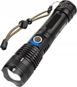 3W mini LED žibintuvėlis - Aliuminis - kišeninis žibintuvėlis su pakabuku 3