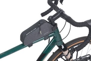 Torba na ramę BASIL NAVIGATOR STORM, Paski Velcro, 0,8L, Wodoodporna, Czarna (NEW 2025) 6